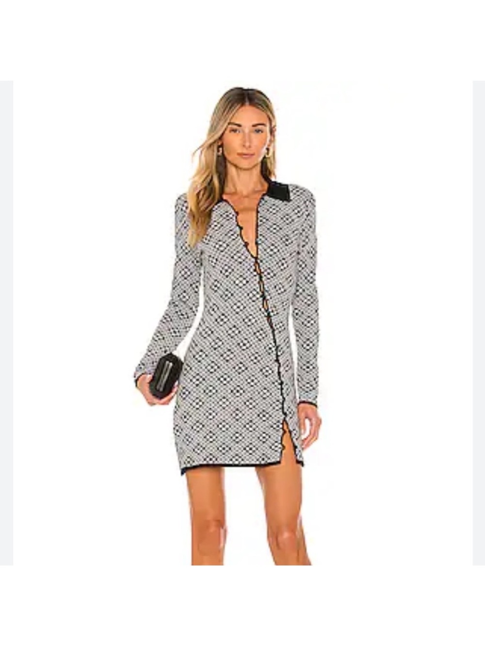 Hansen & Gratel Black and White Mini Dress